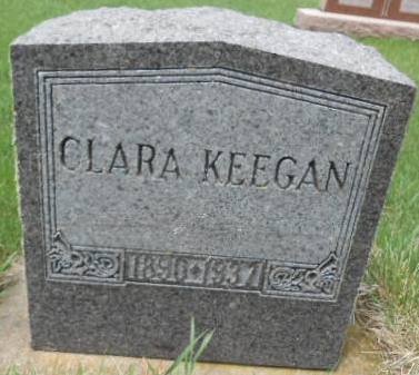 KEEGAN, CLARA - Delaware County, Iowa | CLARA KEEGAN 