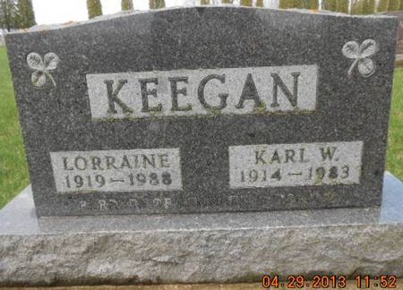 GAFFNEY KEEGAN, LORRAINE AGNES - Delaware County, Iowa | LORRAINE AGNES GAFFNEY KEEGAN 