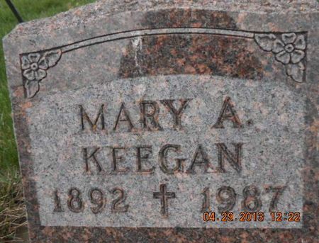KEEGAN, MARY A. - Delaware County, Iowa | MARY A. KEEGAN 