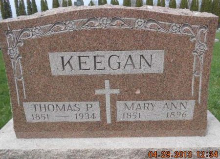 KEEGAN, MARY - Delaware County, Iowa | MARY KEEGAN 