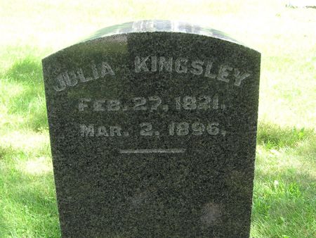 KINGSLEY, JULIA - Delaware County, Iowa | JULIA KINGSLEY 