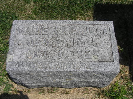KIRCHHECK, MARIE - Delaware County, Iowa | MARIE KIRCHHECK 