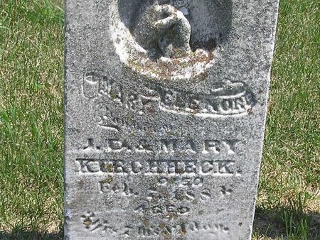 KIRCHHECK, MARY ELENORE - Delaware County, Iowa | MARY ELENORE KIRCHHECK 