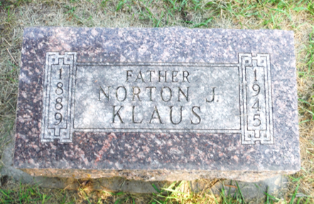 KLAUS, NORTON JOHN - Delaware County, Iowa | NORTON JOHN KLAUS 