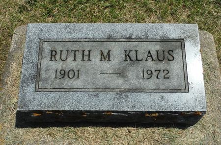 KLAUS, RUTH M. - Delaware County, Iowa | RUTH M. KLAUS 