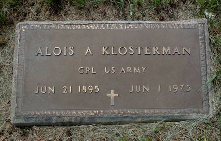 KLOSTERMANN, ALOIS A. - Delaware County, Iowa | ALOIS A. KLOSTERMANN 