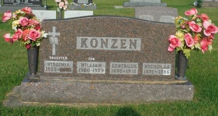KRAUS KONZEN, GERTRUDE - Delaware County, Iowa | GERTRUDE KRAUS KONZEN 