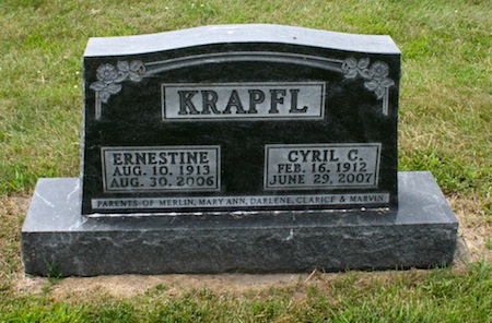 KRAPFL, ERNESTINE - Delaware County, Iowa | ERNESTINE KRAPFL 