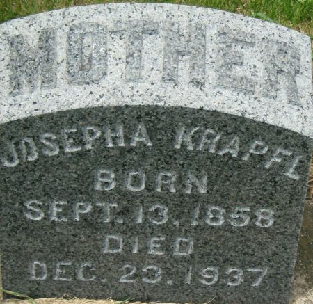 JANSE KRAPFL, JOSEPHA - Delaware County, Iowa | JOSEPHA JANSE KRAPFL 
