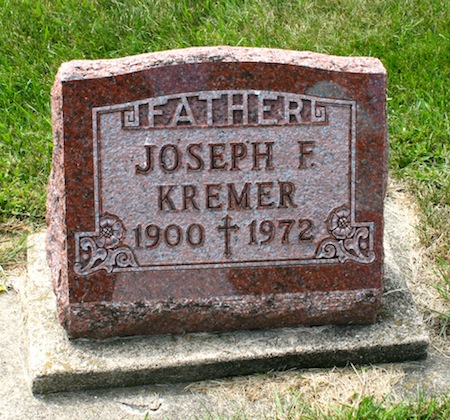 KREMER, JOSEPH F. - Delaware County, Iowa | JOSEPH F. KREMER 