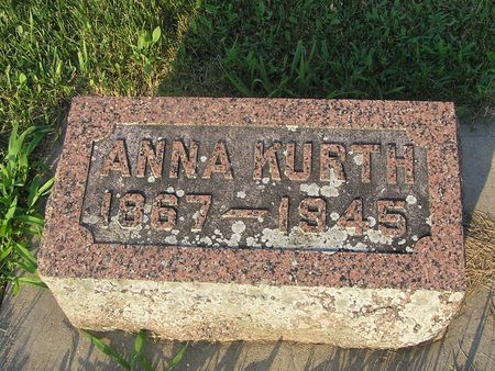 KURTH, ANNA - Delaware County, Iowa | ANNA KURTH 