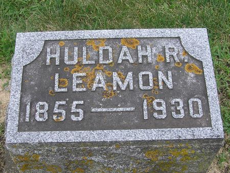 LEAMON, HULDAH R. - Delaware County, Iowa | HULDAH R. LEAMON 