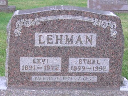 LEHMAN, LEVI - Delaware County, Iowa | LEVI LEHMAN 