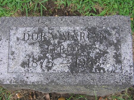 LEROY, DORA MARIAN - Delaware County, Iowa | DORA MARIAN LEROY 