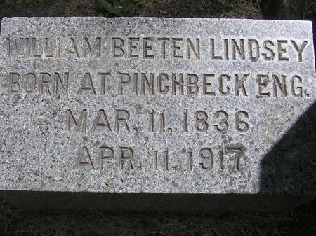 LINDSEY, WILLIAM BEETEN - Delaware County, Iowa | WILLIAM BEETEN LINDSEY 