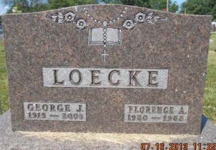 LOECKE, FLORENCE A. - Delaware County, Iowa | FLORENCE A. LOECKE 