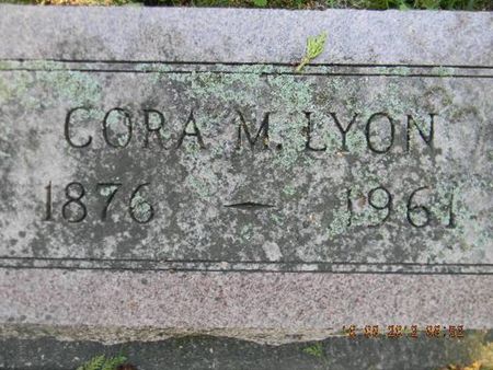 LYON, CORA M. - Delaware County, Iowa | CORA M. LYON 