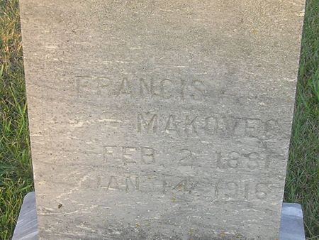 MAKOVEC, FRANCIS - Delaware County, Iowa | FRANCIS MAKOVEC 