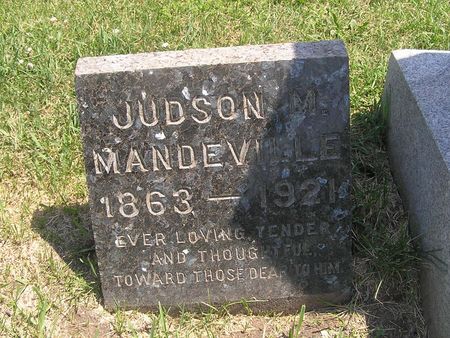 MANDEVILLE, JUDSON - Delaware County, Iowa | JUDSON MANDEVILLE 
