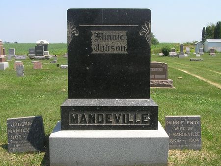 MANDEVILLE, MINNIE, JUDSON - Delaware County, Iowa | MINNIE, JUDSON MANDEVILLE 