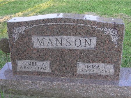 MANSON, EMMA - Delaware County, Iowa | EMMA MANSON 