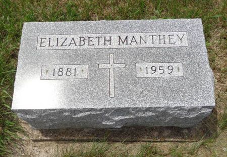 MANTHEY, ELIZABETH - Delaware County, Iowa | ELIZABETH MANTHEY 