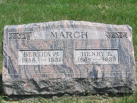 MARCH, HENRY E. - Delaware County, Iowa | HENRY E. MARCH 