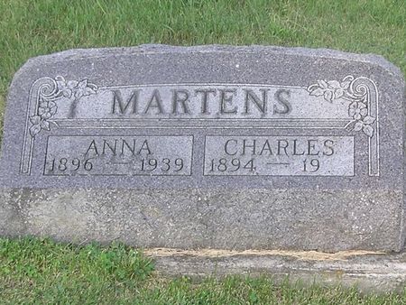 MARTENS, ANNA - Delaware County, Iowa | ANNA MARTENS 