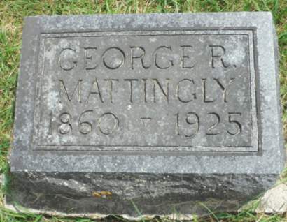 MATTINGLY, GEORGE R. - Delaware County, Iowa | GEORGE R. MATTINGLY 