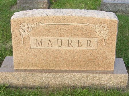 MAURER, FRANK - Delaware County, Iowa | FRANK MAURER 