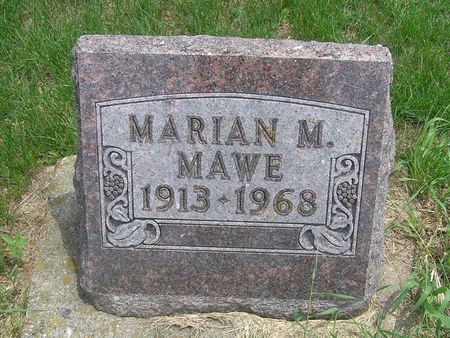 MCCARTHY MAWE, MARIAN - Delaware County, Iowa | MARIAN MCCARTHY MAWE 