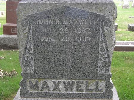 MAXWELL, JOHN R. - Delaware County, Iowa | JOHN R. MAXWELL 