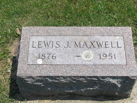 MAXWELL, LEWIS J. - Delaware County, Iowa | LEWIS J. MAXWELL 