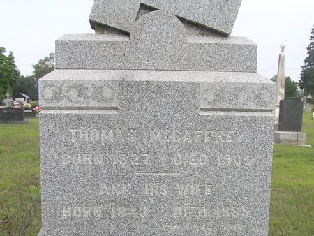 MCCAFFREY, THOMAS - Delaware County, Iowa | THOMAS MCCAFFREY 