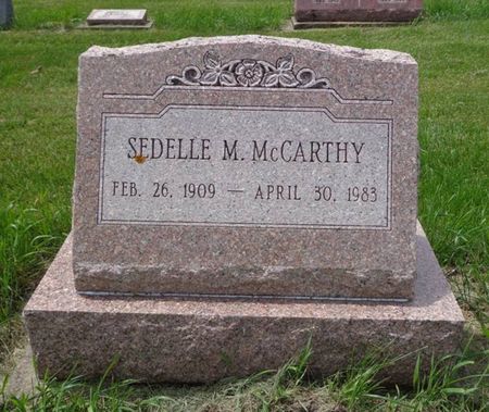 MCCARTHY, SEDELLE M. - Delaware County, Iowa | SEDELLE M. MCCARTHY 