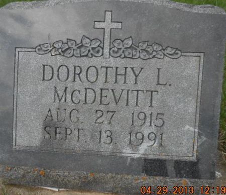 MCDEVITT, DOROTHY L. - Delaware County, Iowa | DOROTHY L. MCDEVITT 