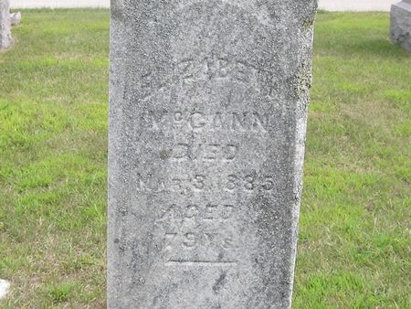 MCGANN, ELIZABETH - Delaware County, Iowa | ELIZABETH MCGANN 