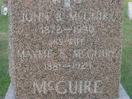 MCGUIRE, JOHN B. - Delaware County, Iowa | JOHN B. MCGUIRE 