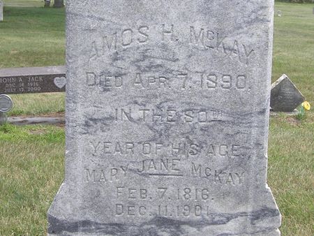 MCKAY, MARY JANE - Delaware County, Iowa | MARY JANE MCKAY 