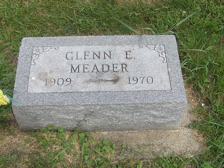 MEADER, GLENN E. - Delaware County, Iowa | GLENN E. MEADER 