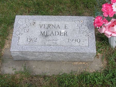 MEADER, VERNA E. - Delaware County, Iowa | VERNA E. MEADER 