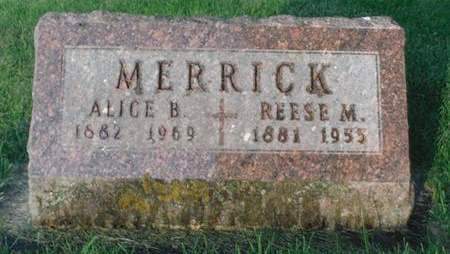 MERRICK, REESE M. - Delaware County, Iowa | REESE M. MERRICK 
