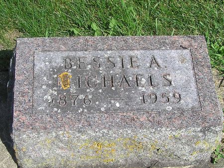 MICHAELS, BESSIE A. - Delaware County, Iowa | BESSIE A. MICHAELS 