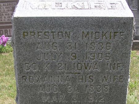 MIDKIFF, ROXANNA - Delaware County, Iowa | ROXANNA MIDKIFF 
