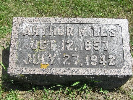 MILES, ARTHUR - Delaware County, Iowa | ARTHUR MILES 