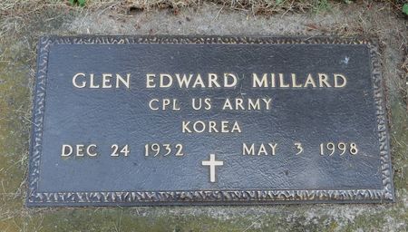 MILLARD, GLEN EDWARD - Delaware County, Iowa | GLEN EDWARD MILLARD 