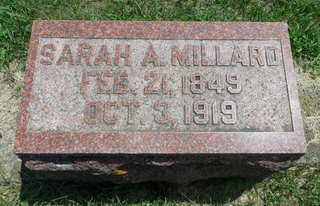 WALL MILLARD, SARAH A. - Delaware County, Iowa | SARAH A. WALL MILLARD 
