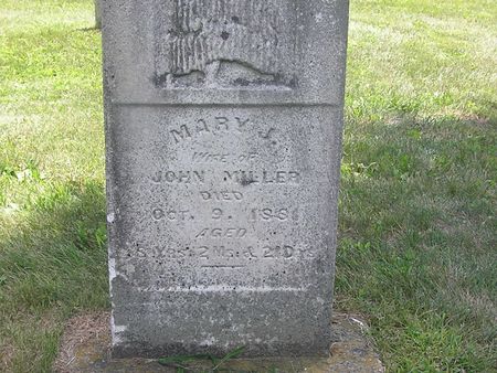 MILLER, MARY J. - Delaware County, Iowa | MARY J. MILLER 