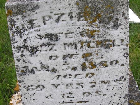 MITCHELL, HEPZIBAH - Delaware County, Iowa | HEPZIBAH MITCHELL 