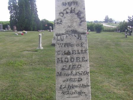 MOORE, MRS. CHARLES - Delaware County, Iowa | MRS. CHARLES MOORE 